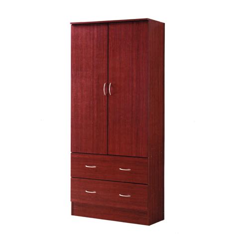 Tall Armoire Wardrobe Closet Storage Cabinet Bedroom Furniture Clothes