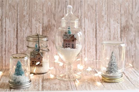 The Chic Country Girl Diy Snow Globe Mason And Apothecary