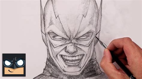 How To Draw Reverse Flash Sketch Tutorial Youtube