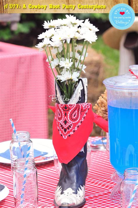 Easy Diy Cowboy Boot Party Centerpiece In Just 5 Steps Cowboy