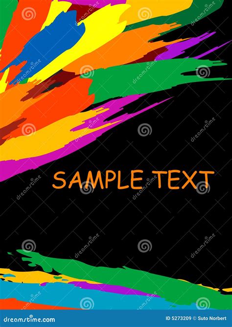 Grunge Colorful Splashing Vec Picture Image 5273209