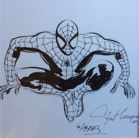 Spiderman By Stuart Immonen Sketch