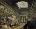 Hubert Robert ~ The Grande Galerie of the Louvre | Tutt'Art@ | Pittura ...
