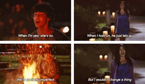 Four Different Scenes From The Tv Show One With Fire And Another With