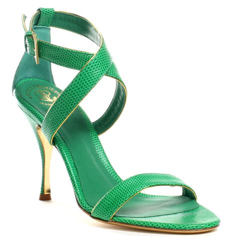green strappy sandals heels green shoes women shoes shoes