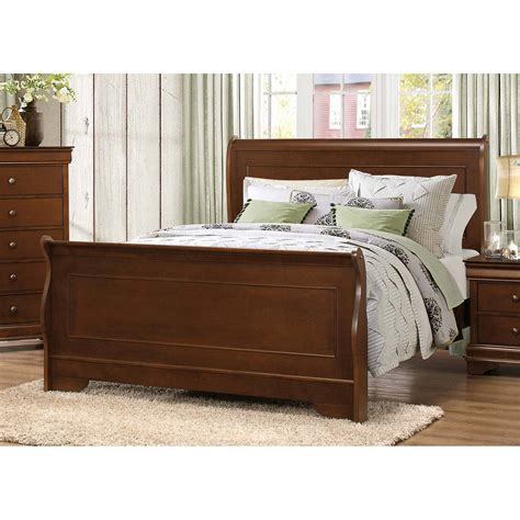 Brown Sleigh Bed Queen Lupon Gov Ph
