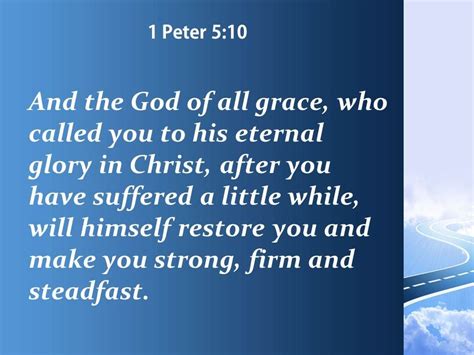 Casting all your care upon him; 1 Peter 5 10 You Have Suffered A Little While Powerpoint ...