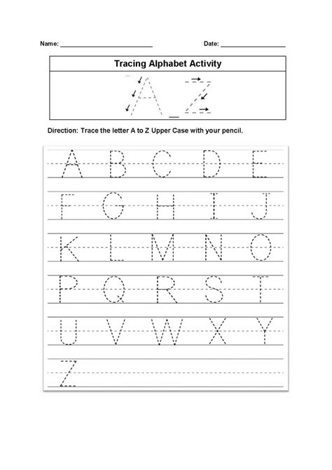 Printable Alphabet Worksheets Free Worksheet24