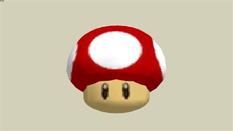 7 Awesome Mario Mushroom 3d Model Free