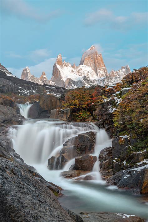 Secret Waterfall And Fitz Roy At License Image 71350815 Image