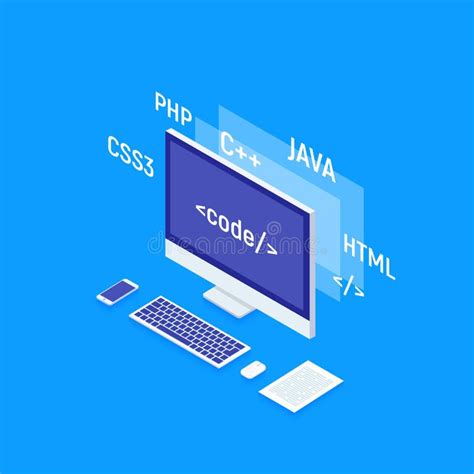 Concepto Del Desarrollo De Programas Del Web Programando Y Cifrando