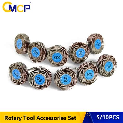 Cmcp Sandpaper Sanding Flap 80 Grit Polishing Wheels Sanding Disc Set