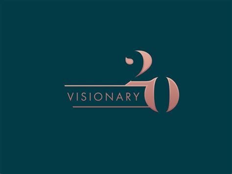 Visionary Gala 20th Anniversary Logo Anniversary Logo Photobook