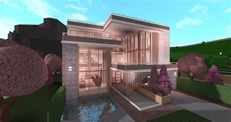 Aesthetic Bloxburg House Ideas Exterior Bloxburg Modern Exterior