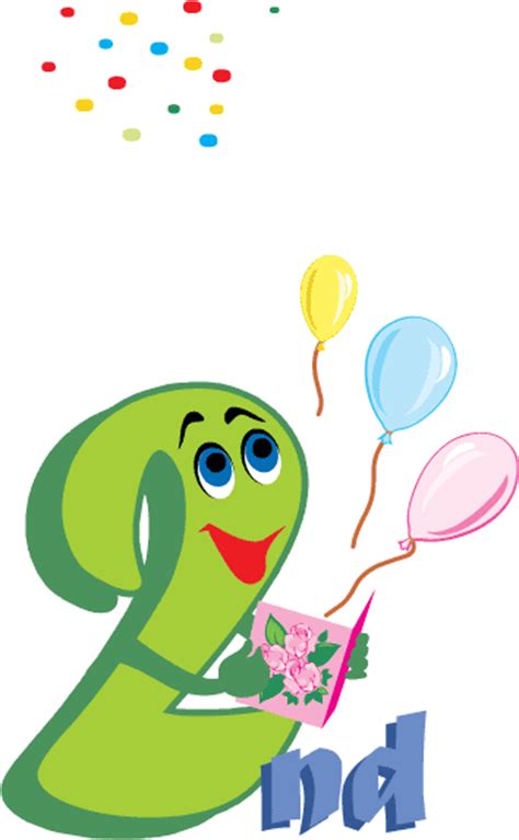 Free 2nd Birthday Cliparts Download Free 2nd Birthday Cliparts Png