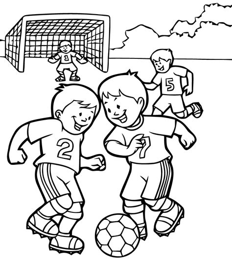 Soccer Free To Color For Kids Soccer Kids Coloring Pages