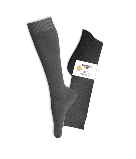grey knee high socks adult cambridge uniforms