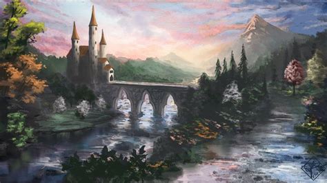 Fairytale Castle By Jjpeabody On Deviantart Fairy Wallpaper Fantasy