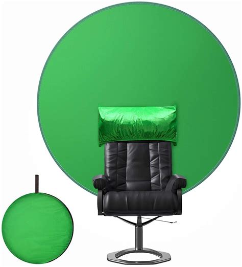 Green Screen Chair 56in142cm Portable Green Screen Chair Portable Webcam Background 465 Ft