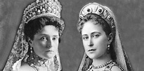 PRINCESSES ALIX AND ELLA OF HESSE, TWO SISTERS, GRANDDAUGHTERS OF QUEEN ...