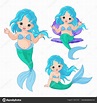 10+ Dibujos Animados De Sirenas Del Mar