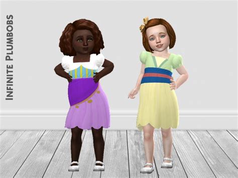 Toddler Princess Dresses Ii By Infiniteplumbobs At Tsr Sims 4 Updates