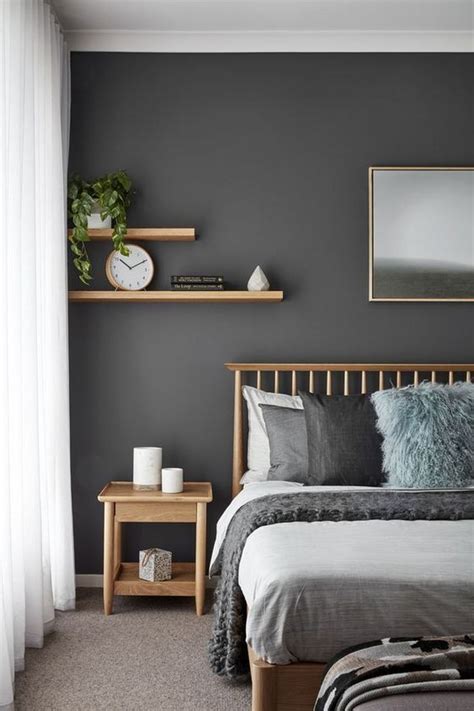 3.1 gray bedroom paint color ideas. 36 Amazing Small Bedroom Decor Ideas To Make Feel Bigger# ...