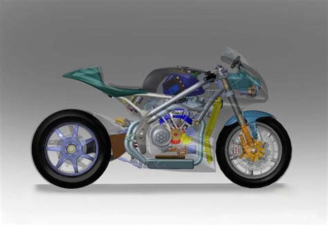 first sketches of norton s 200hp 1 200cc v4 superbike asphalt and rubber