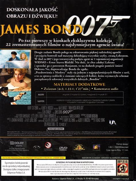 James Bond Pozdrowienia Z Rosji Film Dvd Bydgoszcz Kup Teraz Na Allegro Lokalnie