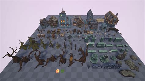 Undead Village In Environments Ue Marketplace