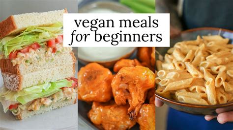 3 Easy Vegan Recipes For Beginners Vegan Basics YouTube