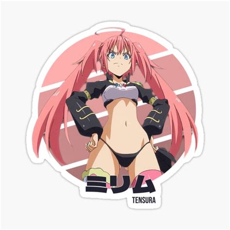 Milim Tensura Circle Design Sticker For Sale By Ikaxii Redbubble
