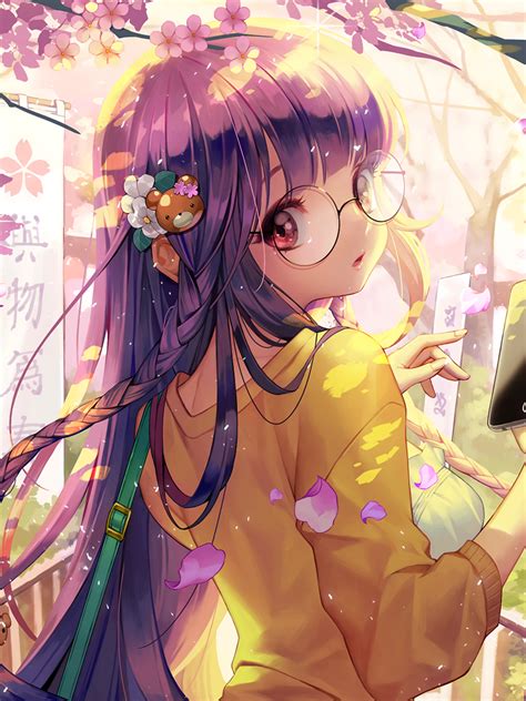If you're in search of the best background anime, you've come to the right place. Cute Anime Girls Glasses Wallpapers - Wallpaper Cave