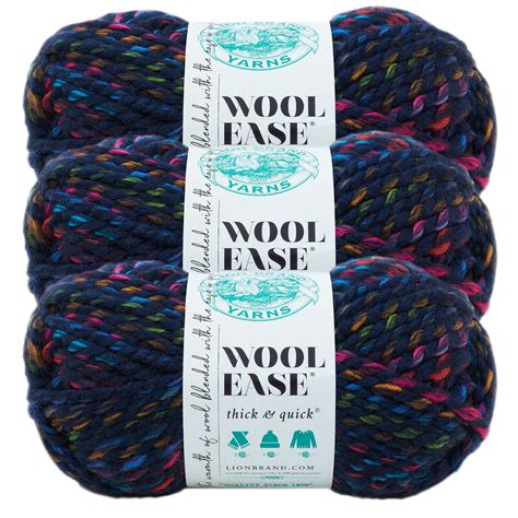 Lion Brand Yarn Wool Ease Thick And Quick City Lights Super Bulky Acrylic