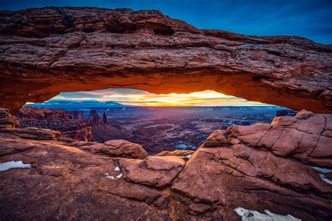 Dawn On Mesa Arch With Images Canyonlands National Park