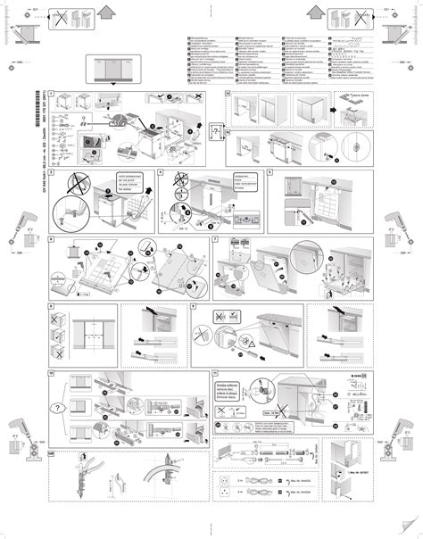 Bosch Dishwasher Fully Integrated Serie Installation Instructions