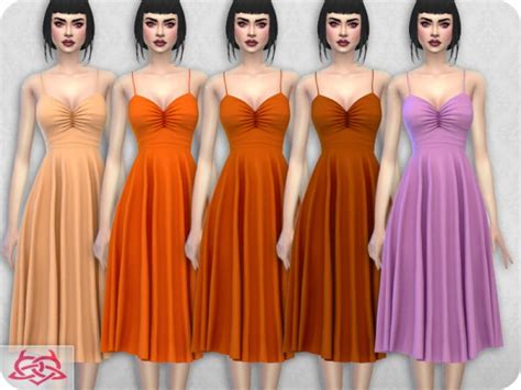 The Sims Resource Claudia Dress Recolor 1 By Colores Urbanos • Sims 4
