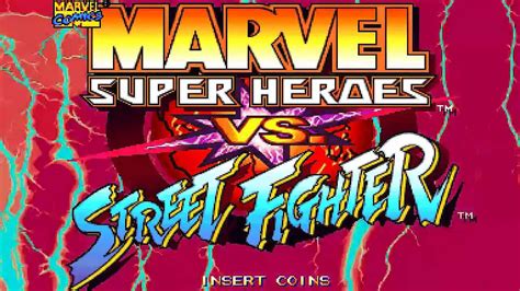 Marvel Super Heroes Vs Street Fighter Intro Youtube