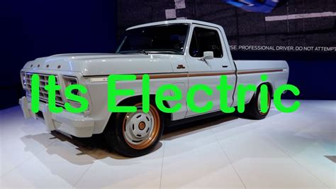 Ford ELUMINATOR Electric Crate Motor Powered 1978 FORD F100