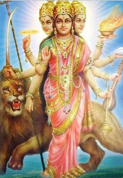 Tridevi Saraswati Parvati Lakshmi Meaning Three Forms Of Goddess Or Supreme Goddess