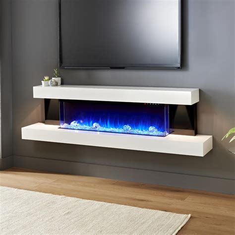 Evolution Fires Efabgp Alpha 72 Inch Wall Mount Electric Fireplace
