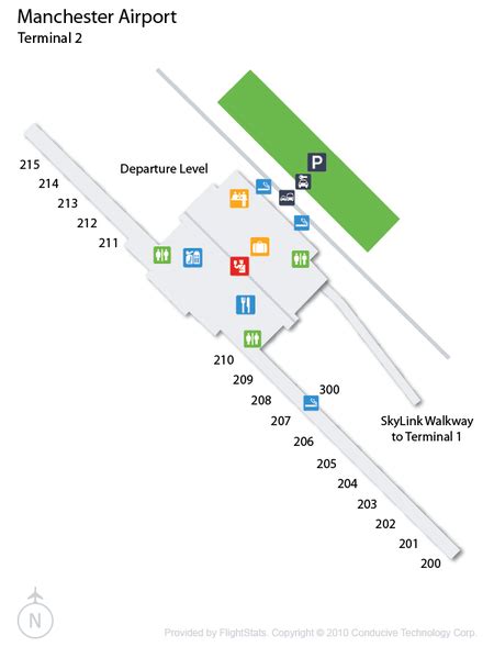 Manchester Airport Terminal Map
