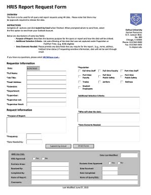 Report Request Form Fill Out And Sign Printable Pdf Template Signnow