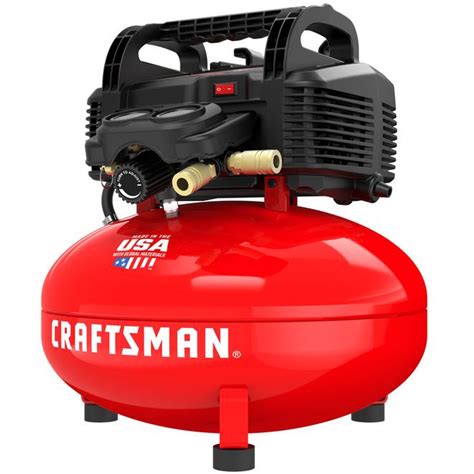 Craftsman Oil Free Air Compressor 150 Psi Red And Black Cmec6150 Rona