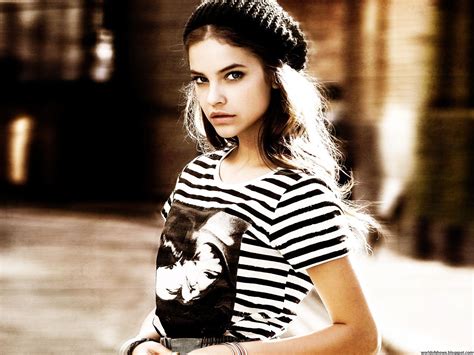 Barbara Palvin Hungarian Sexy Fashion Model With Black Hat Image