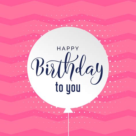 Cute Pink Background Happy Birthday Background Download Free Vector
