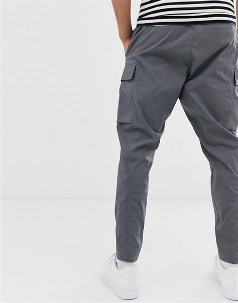 Nike Cotton Cargo Sweatpants In Gray For Men Lyst