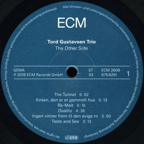 Tord Gustavsen Trio The Other Side Vinylism