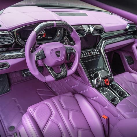 My Lamborghini Urus Thats One Purple Interior You Have There
