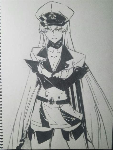 Esdeath Drawing Finished Wiki Anime Amino